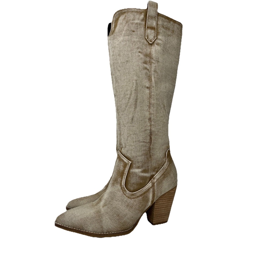 Corkys Tan Denim Boots